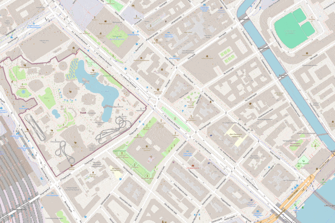 Parkering ved Dantes plads i Købennhavn